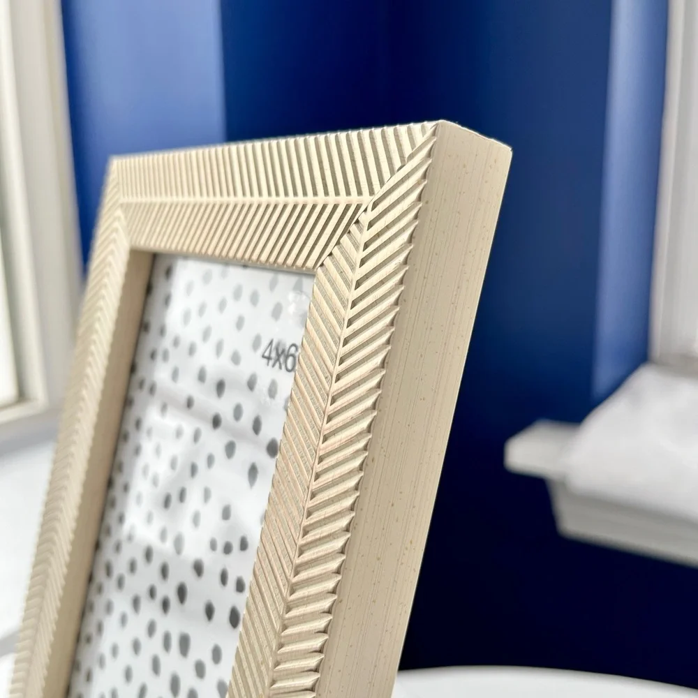 Opalhouse Cream and Gold Herringbone Frame